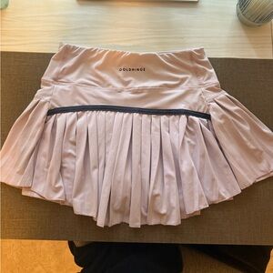 Goldhinge Pleated Lavender Skirt